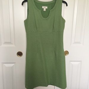 LOFT Knit Green Sleeveless Dress